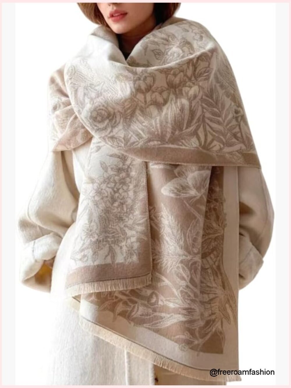 Dressy Evening Pashmina Shawl Wrap Poncho Blanket Fashion Travel Cape Scarf